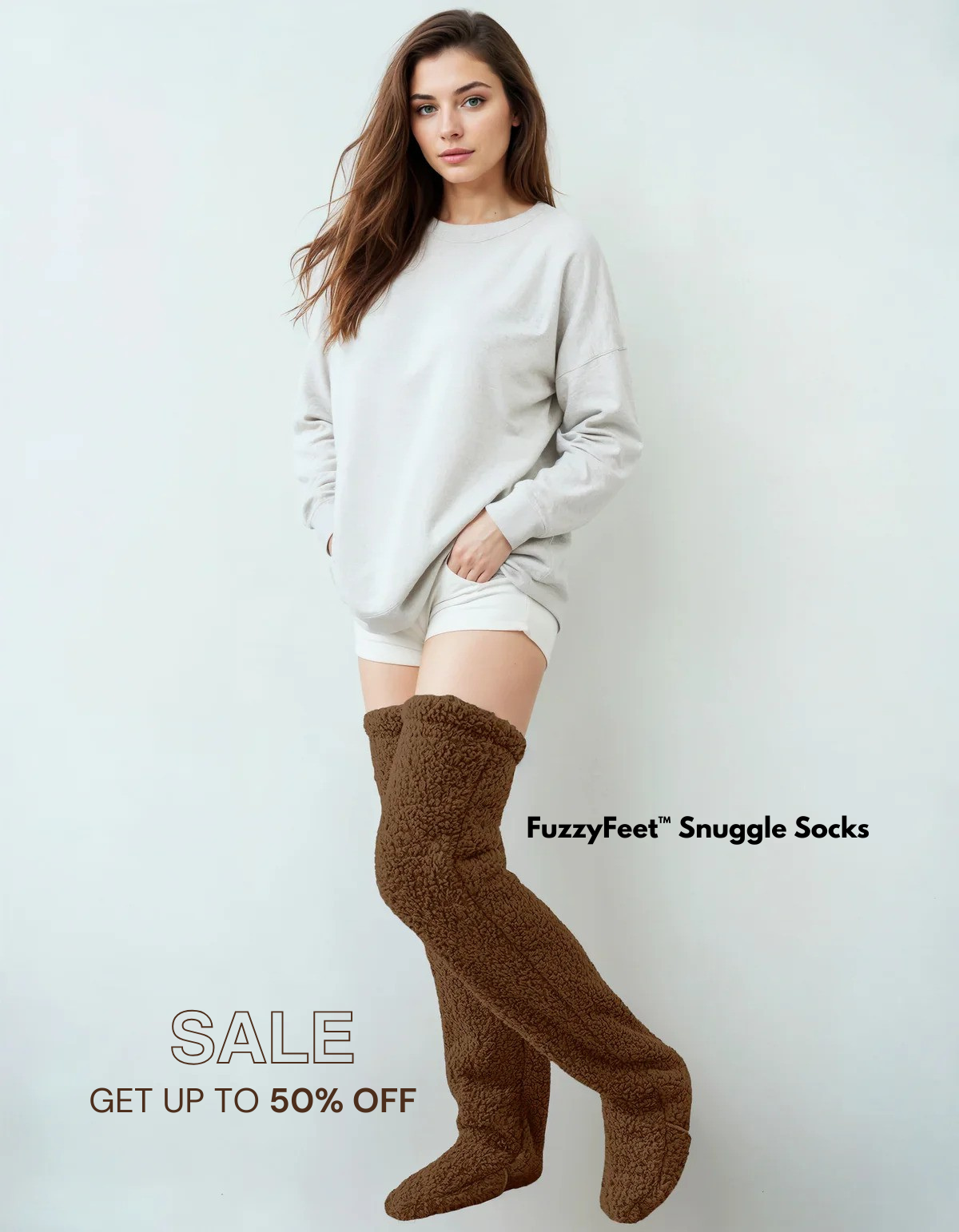 CozyKnee™ – Flauschige Overknee-Wintersocken