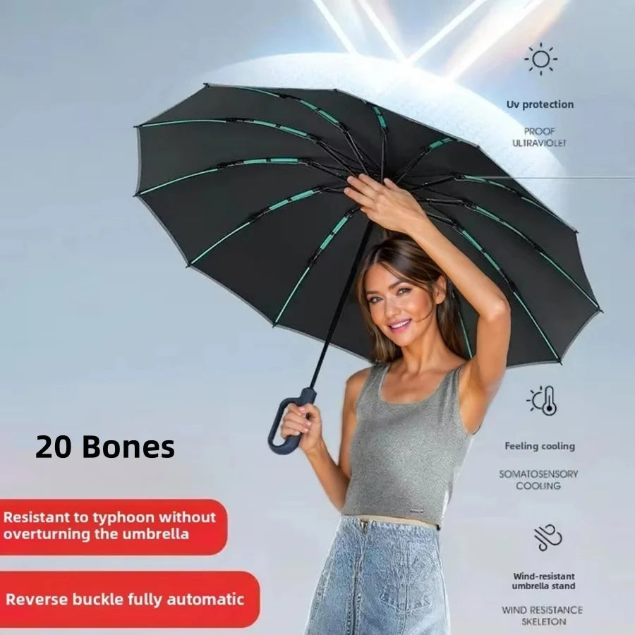 StormShield™ Kompakt-Regenschirm | 1+1 GRATIS