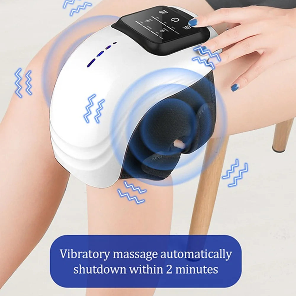 KneeRelief Pro™ – Intelligenter Knie-Massager mit Wärme & Vibration