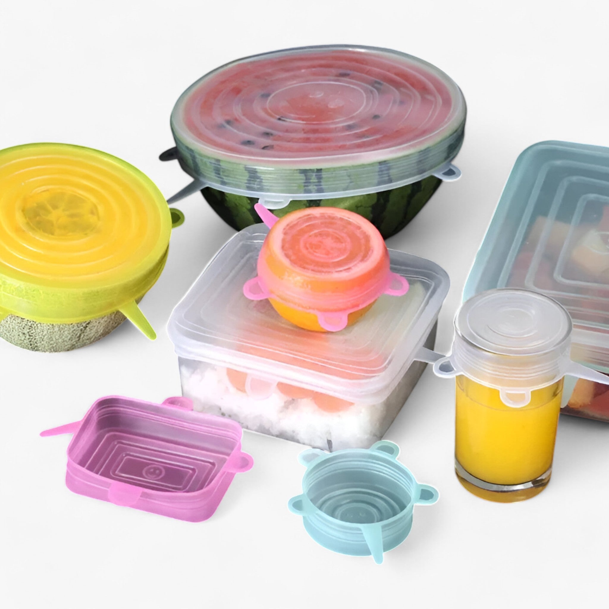 SealFresh™ | Silikon, wiederverwendbare Lebensmittelabdeckungen