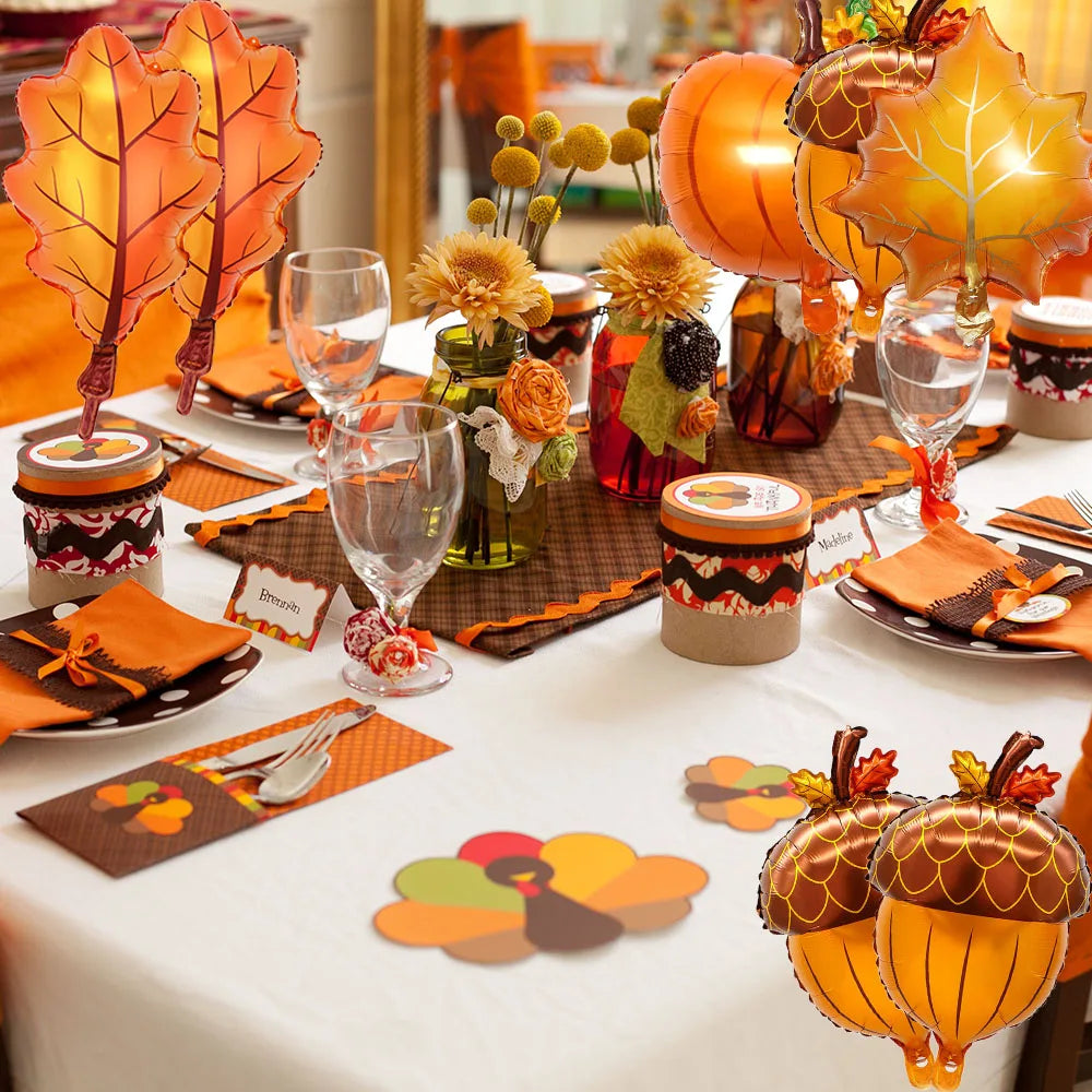 AutumnGlow Balloons Set™ – Feiern Sie den Herbst stilvoll | 8 STÜCK