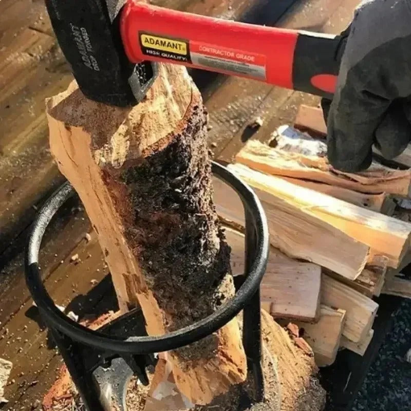 WoodSplitter™ - Tragbarer Holzspalter aus Gusseisen