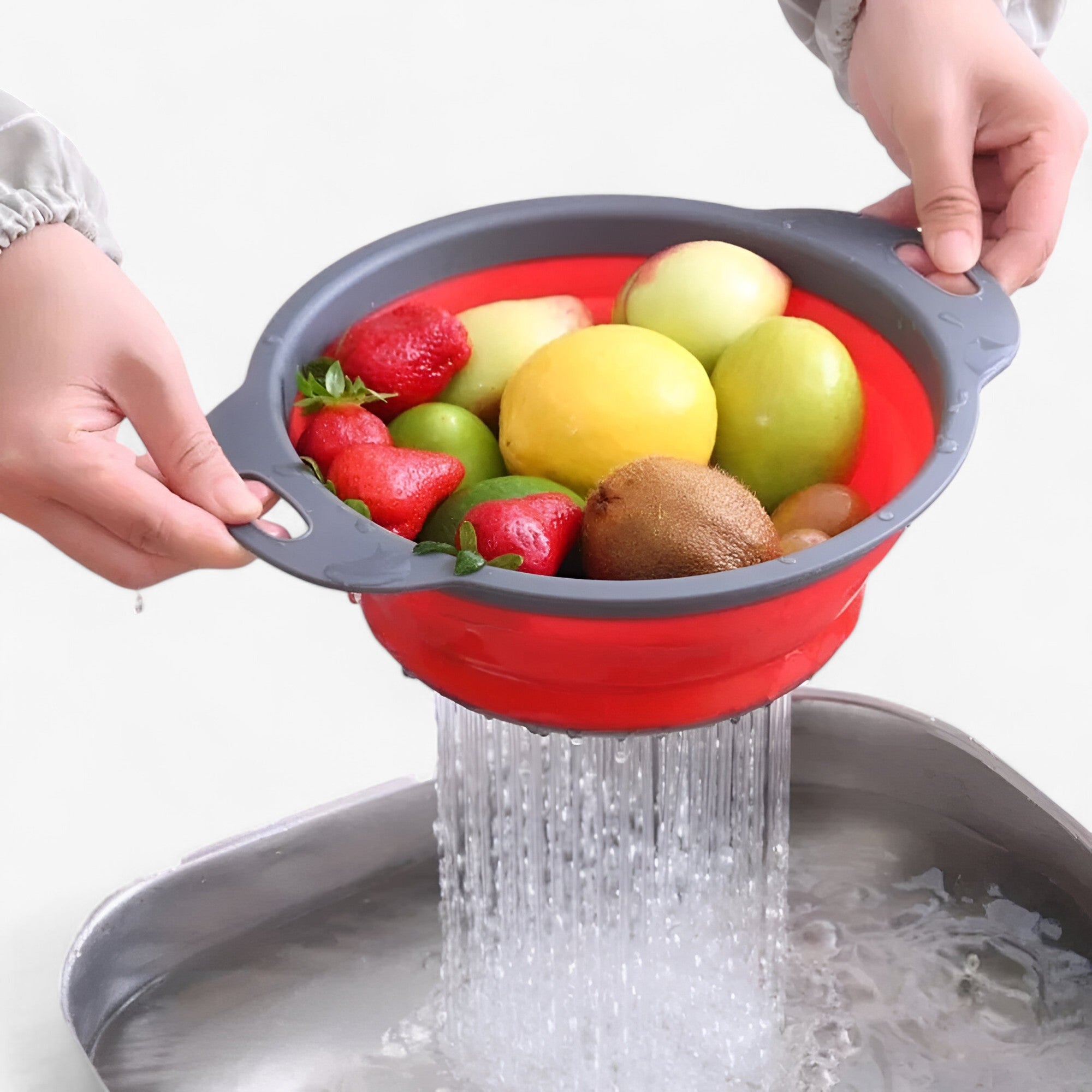 CleanDrain™ | Zusammenklappbares Sieb für die Küche!