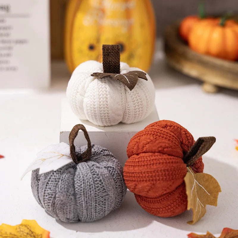 Cozy Knit Pumpkins™ – Warme Herbstdekoration | 2+2 GRATIS