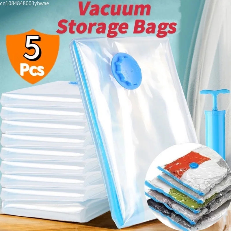 SpaceSaver Bags™ – 3x mehr Platz in Ihrem Schrank | 5 STÜCK