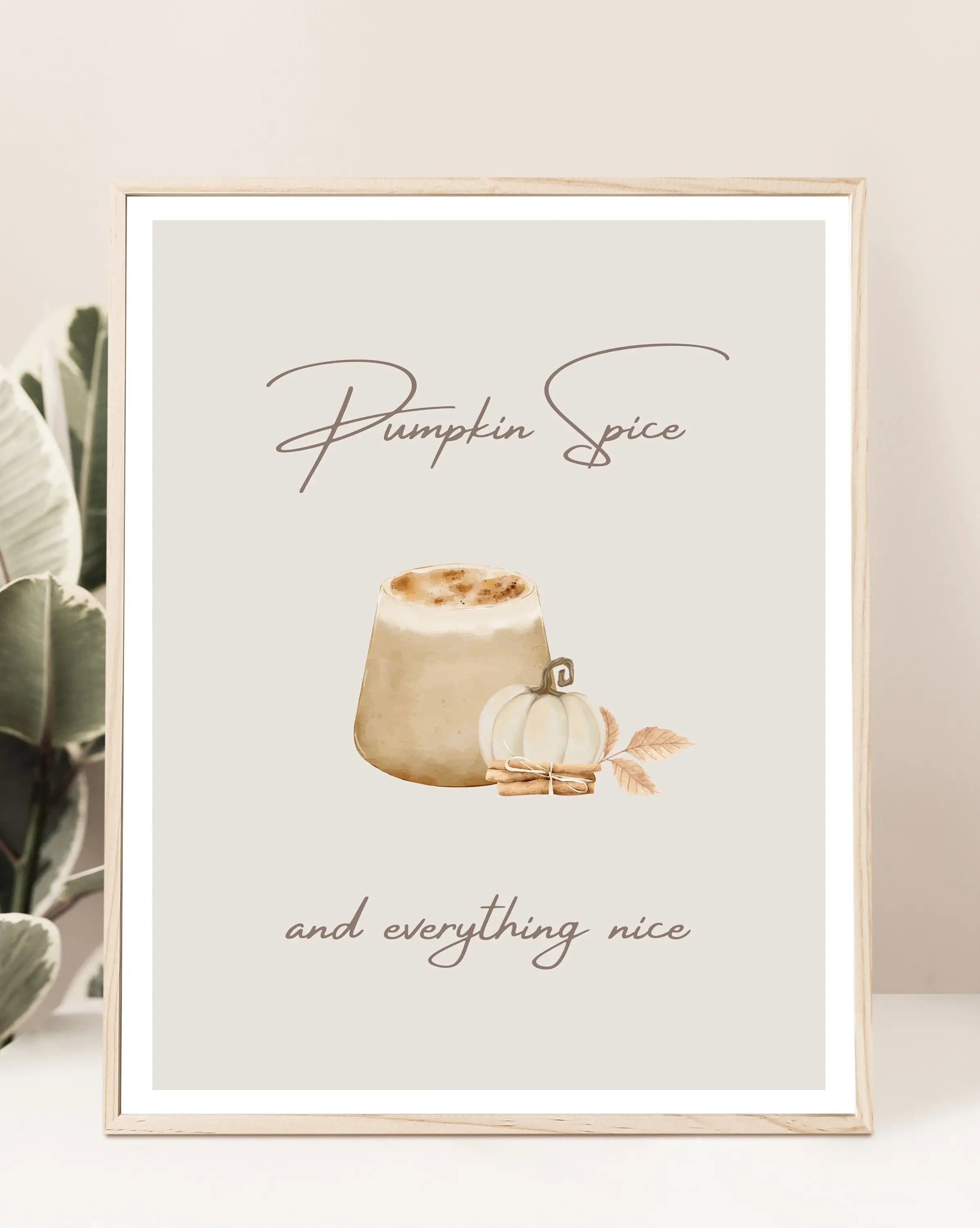 Autumn Spice Wall Art™ – Warme Herbstposter | 2+2 GRATIS