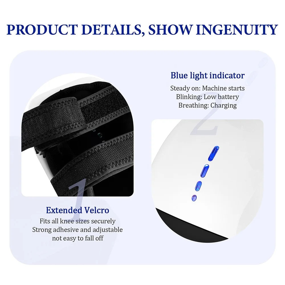 KneeRelief Pro™ – Intelligenter Knie-Massager mit Wärme & Vibration