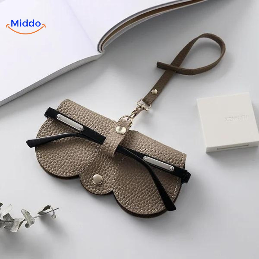 CompactVision™ – Schlanke Lederbrillenhülle