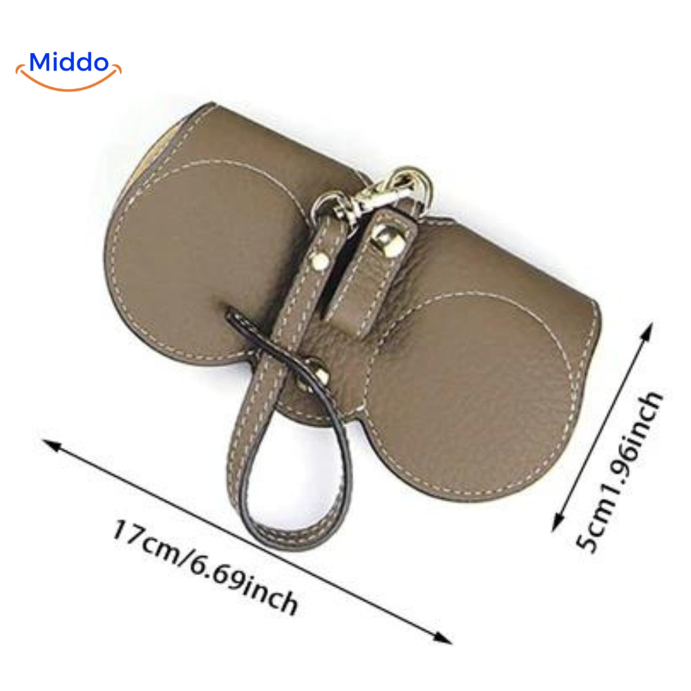 CompactVision™ – Schlanke Lederbrillenhülle