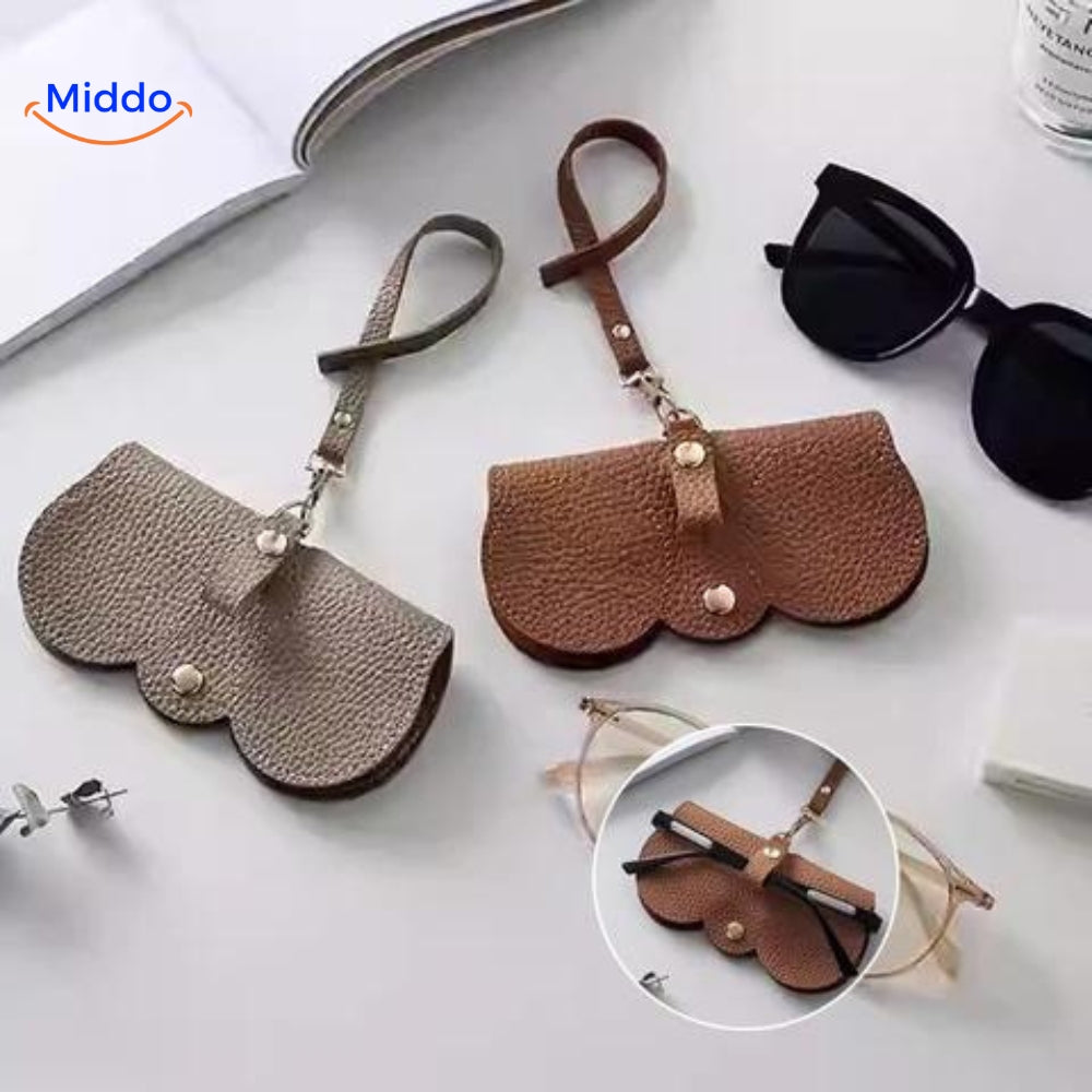 CompactVision™ – Schlanke Lederbrillenhülle