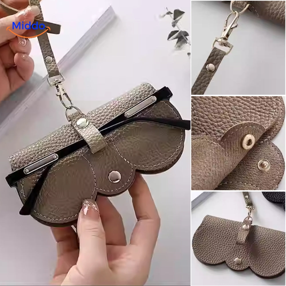 CompactVision™ – Schlanke Lederbrillenhülle