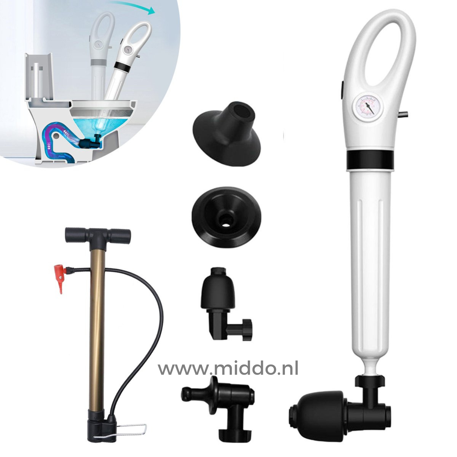 Turbo Luftdruck-Abflussreiniger™