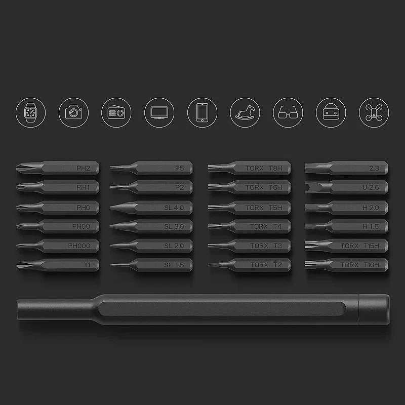 PrecisionFix™ – Professioneller Schraubendreher-Satz (24-teilig)