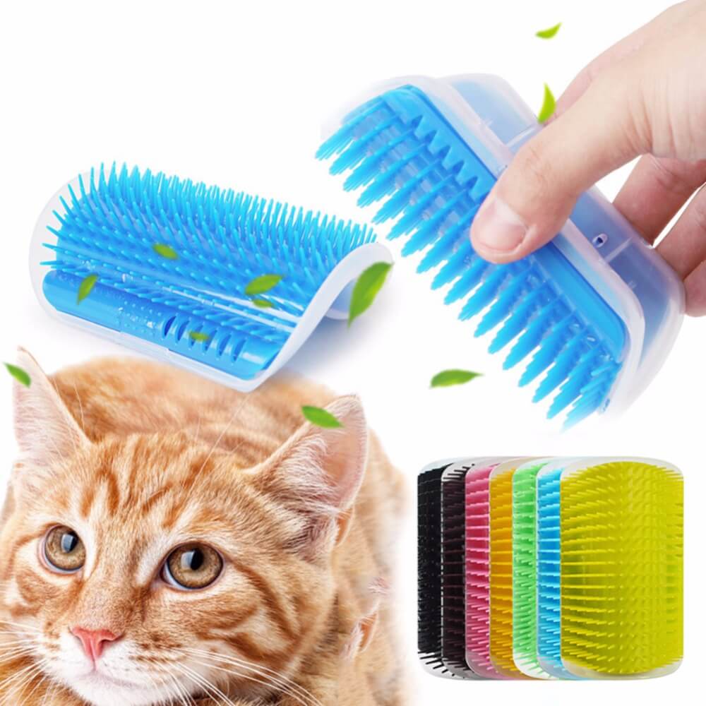 PurrBrush™ – Selbstmassage-Winkelbürste für Katzen | 1+1 GRATIS