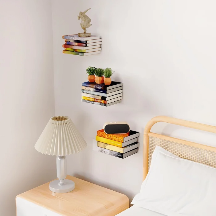 AirShelf™ Lassen Sie Ihre Bücher an der Wand schweben