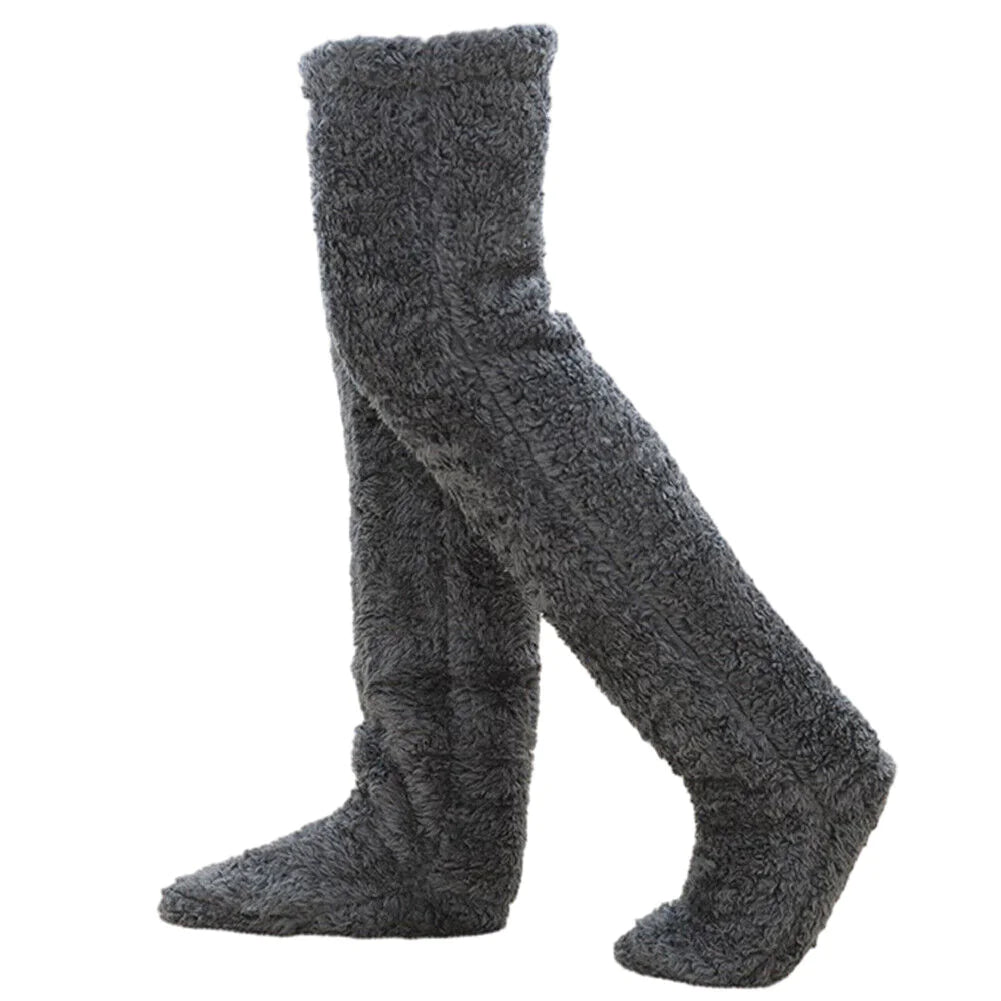 CozyKnee™ – Flauschige Overknee-Wintersocken