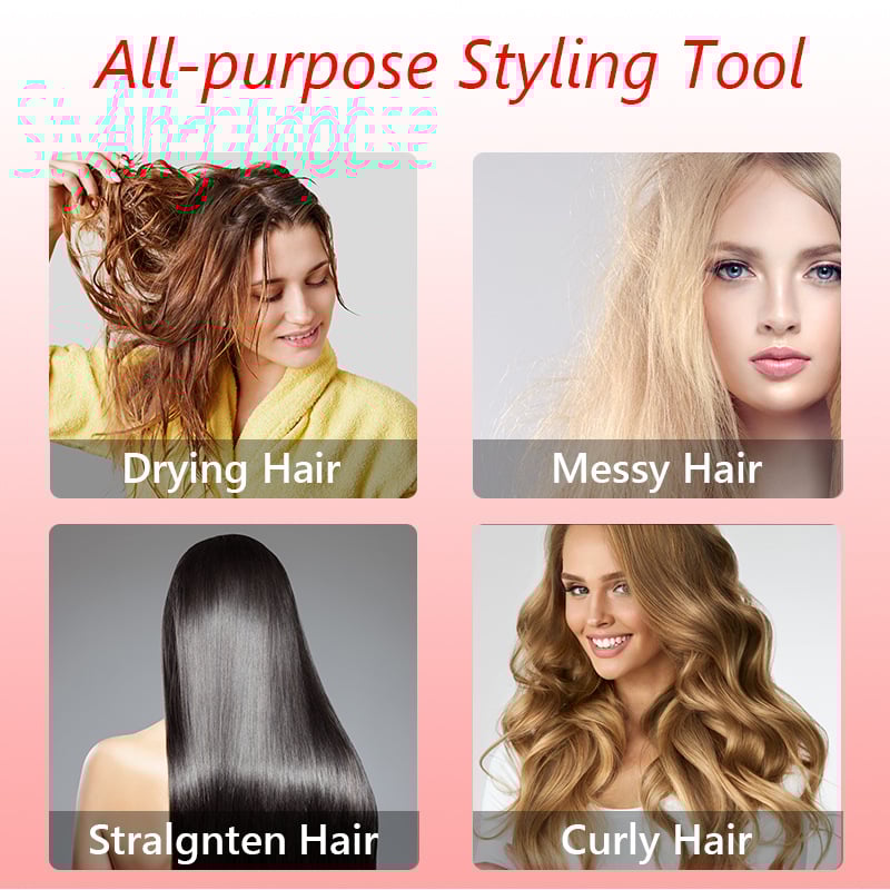 GlowCurl™ 3-in-1 Styler – Trocknen, Locken & Glätten!