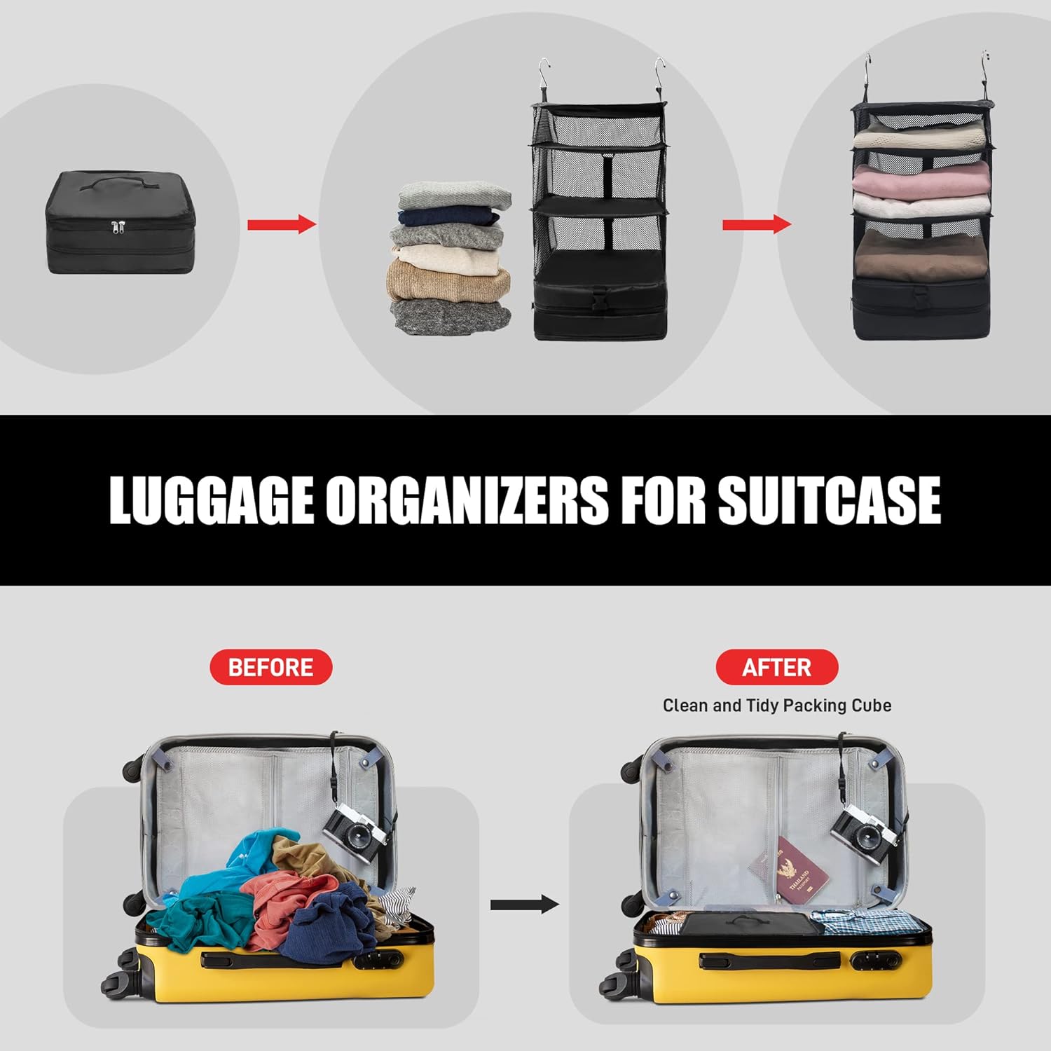 GlideNest™ Organizer – Einfaches Reisen mit einfacher Packkontrolle