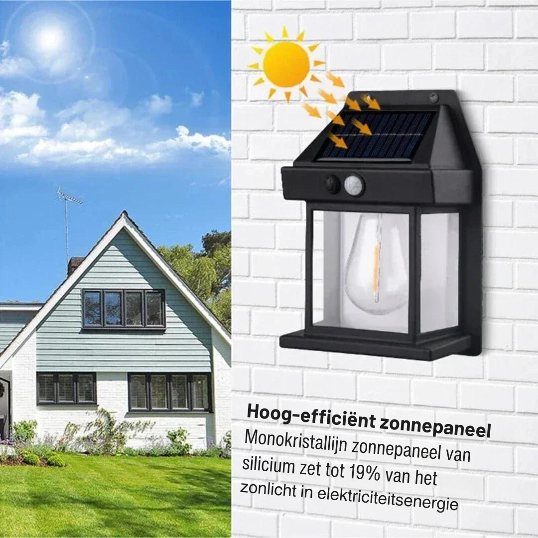 Solar-Wandleuchte für draußen | 50% RABATT