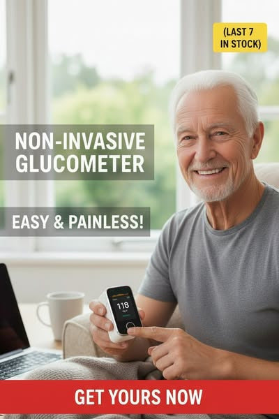 GlukoSense™ – Nicht-invasives Blutzuckermessgerät (5 Sek. / 99 % genau)