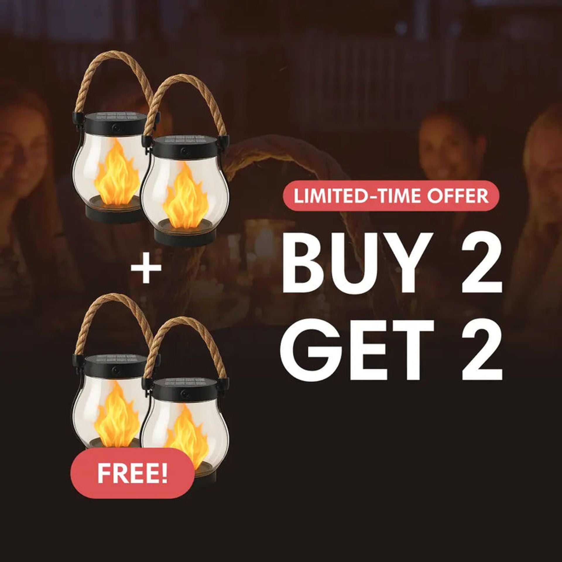 LumaFlare™ Solar Lanterns | 1+1 GRATIS!