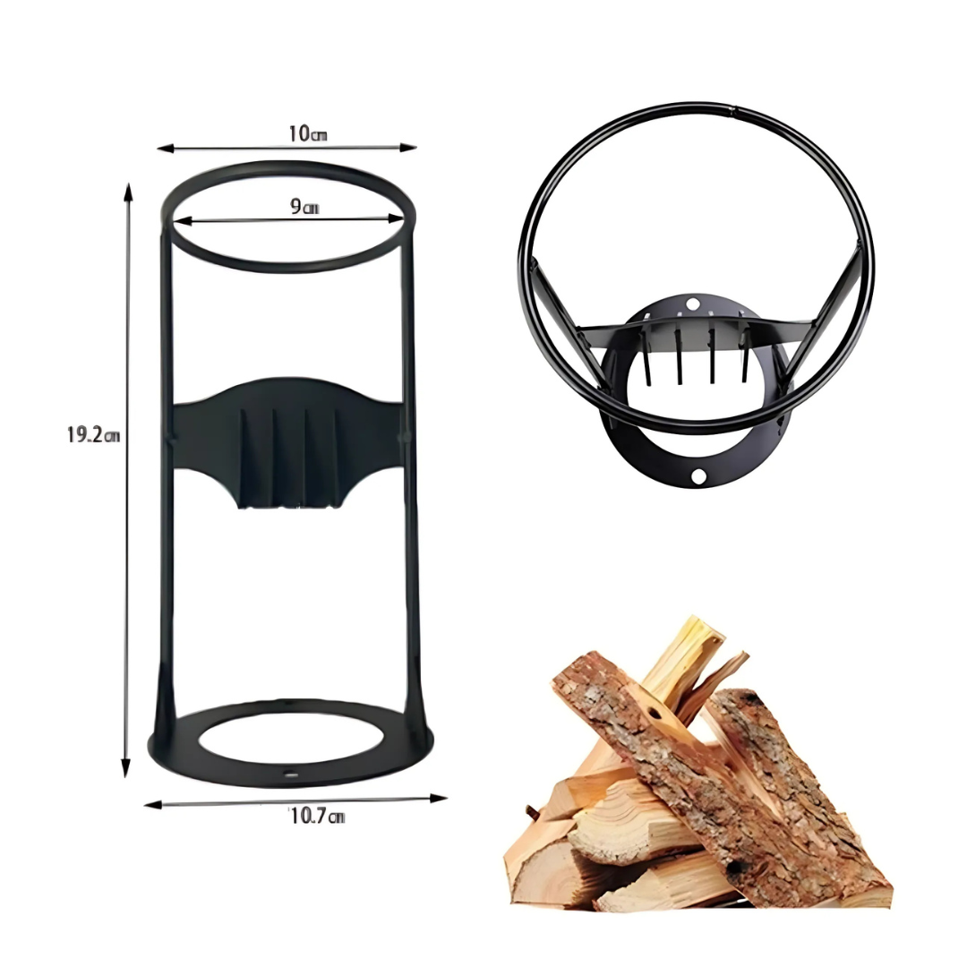 WoodSplitter™ - Tragbarer Holzspalter aus Gusseisen