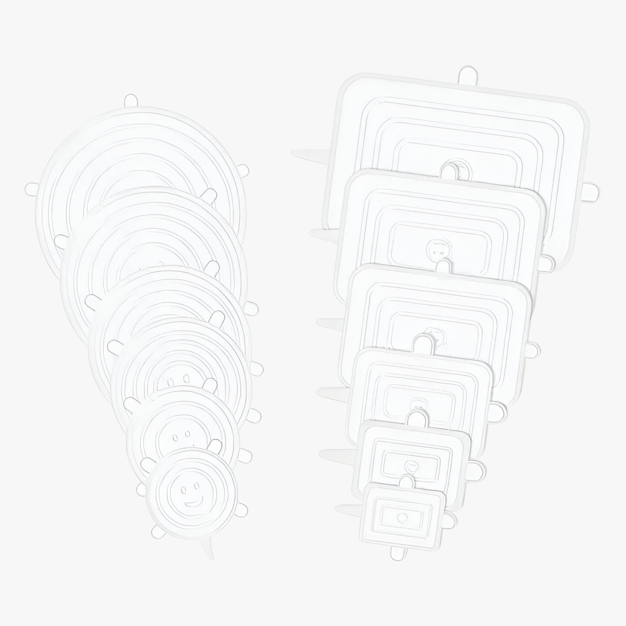 SealFresh™ | Silikon, wiederverwendbare Lebensmittelabdeckungen